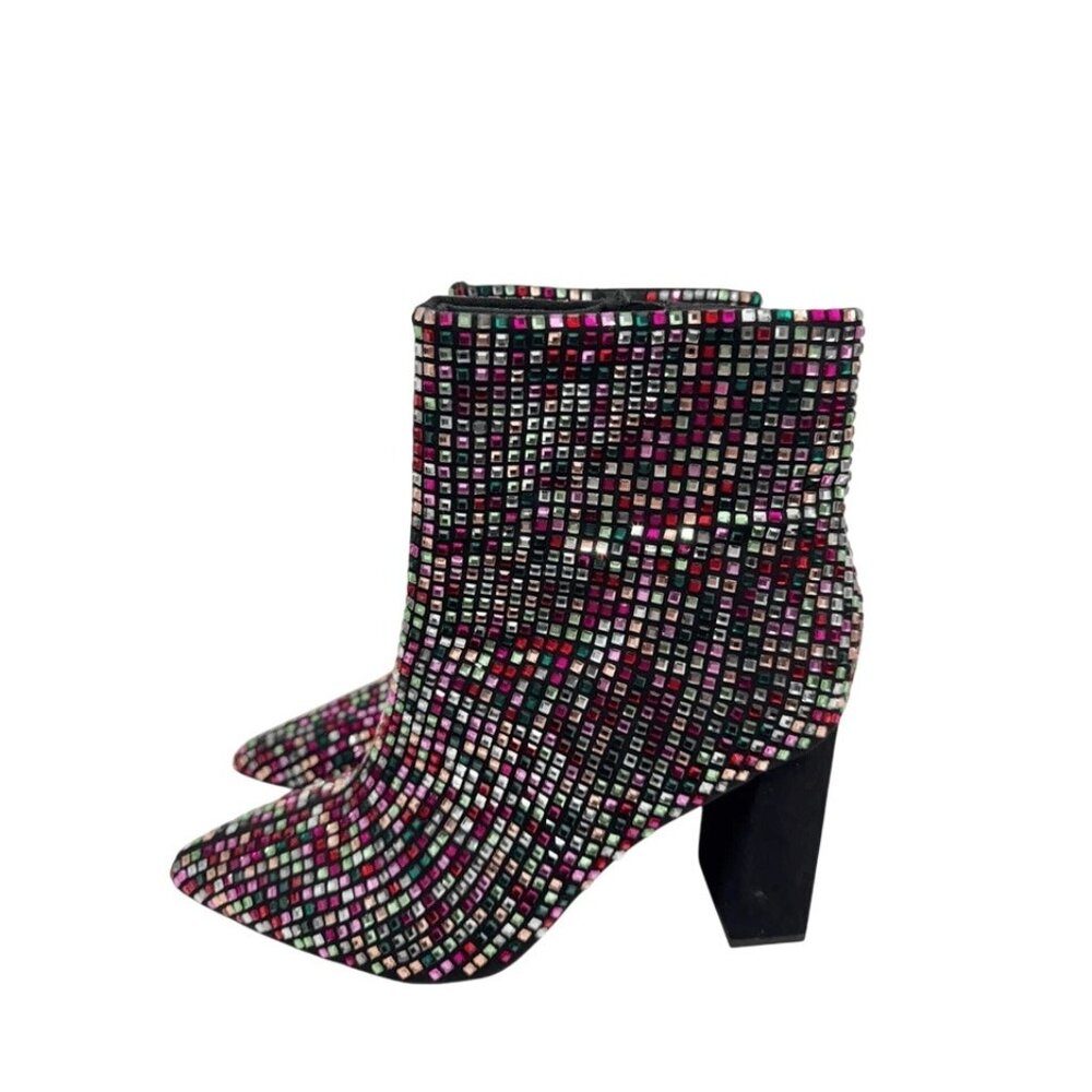 Wild Pair Womens Pointed Toe Block Heel Zip-up Dr… - image 2